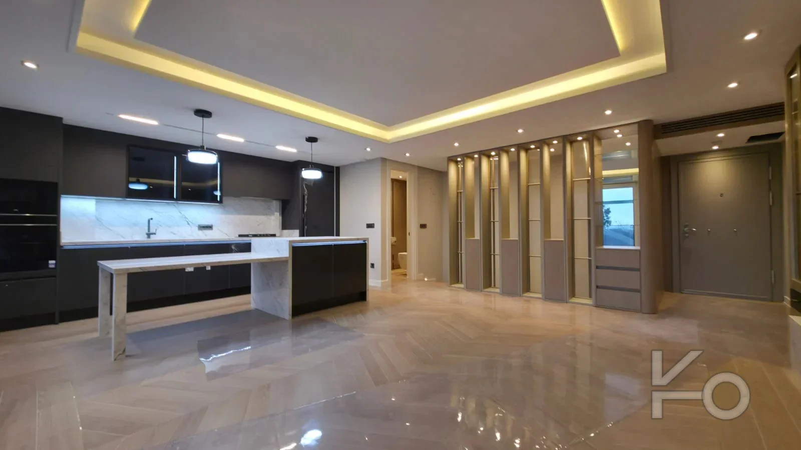 Academy Fenerbahçe Sifir Bi̇na 2 Oda 1 Salon 100m2 Net Ameri̇kan Mutfakli Balkonlu Lux 