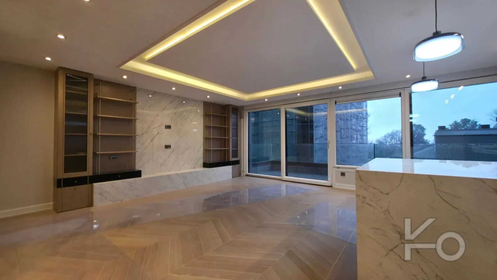Academy Fenerbahçe Sifir Bi̇na 2 Oda 1 Salon 100m2 Net Ameri̇kan Mutfakli Balkonlu Lux 