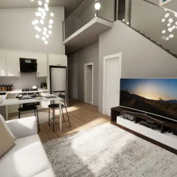 Yüksek Tavanlı, Ferah Ve Şık Loft 2+1 Daire Şehrin Kalbinde!