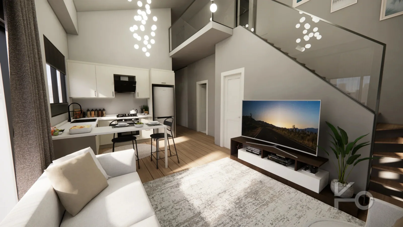 Yüksek Tavanlı, Ferah Ve Şık Loft 2+1 Daire Şehrin Kalbinde!