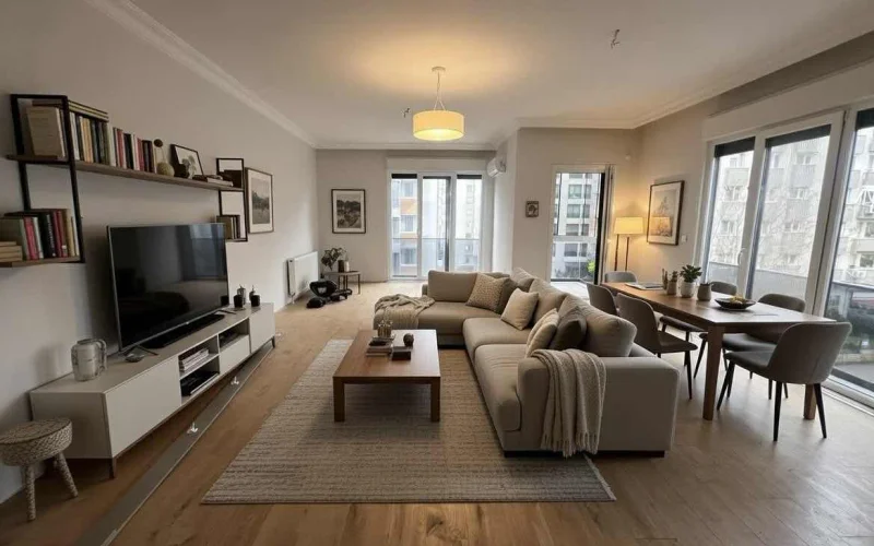 Sağlam'dan Geniş Salonlu Geniş Mutfaklı 125m2 Net Satılık Daire