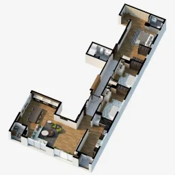 40m² Salon,23m² Yatak Odası,çift Balkonlu 115m² 3+1 Sıfır Daire