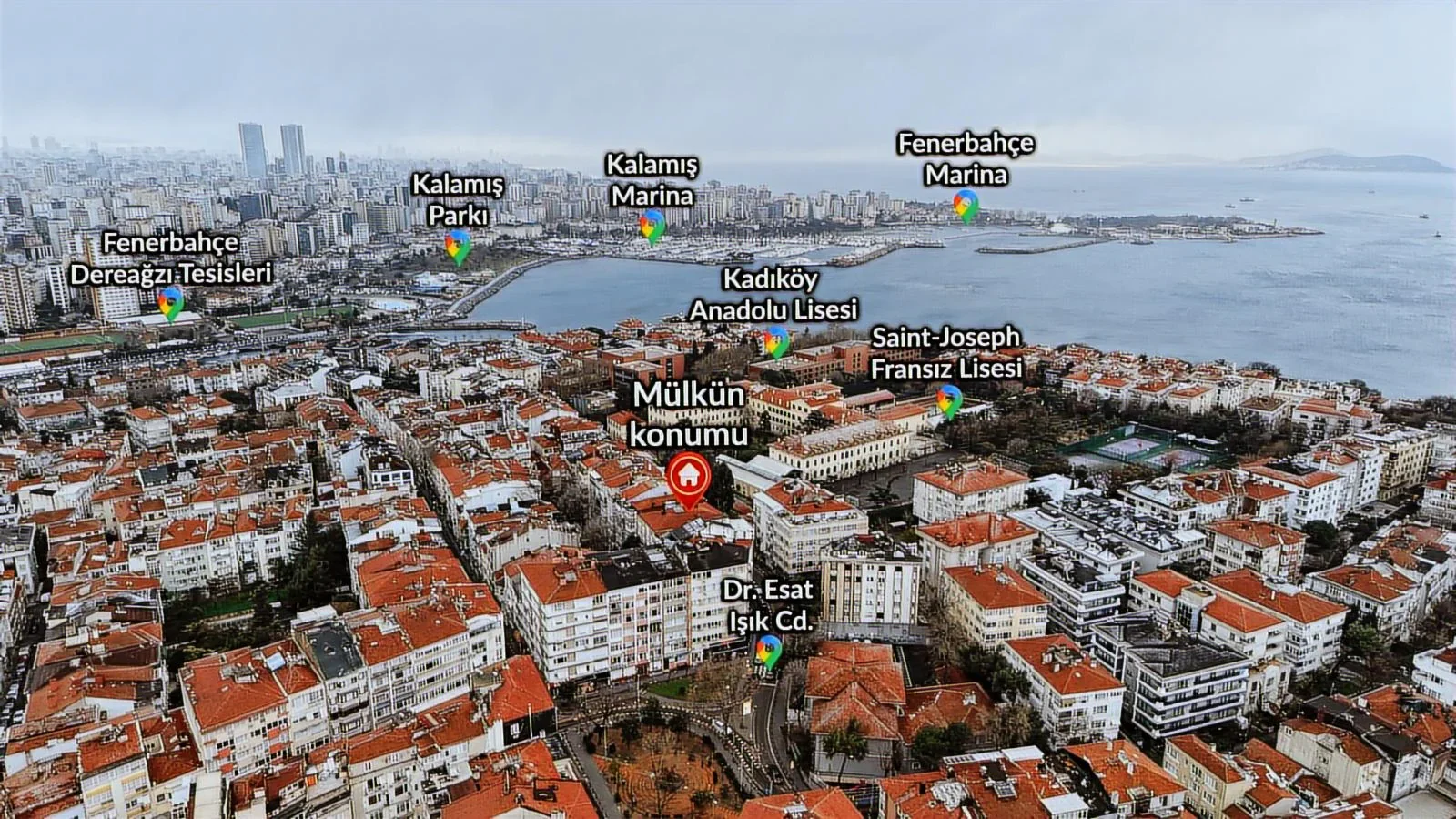 Mutluol Proje'den Moda'da Satılık 4+1 Daire